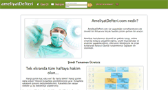 Desktop Screenshot of ameliyatdefteri.com